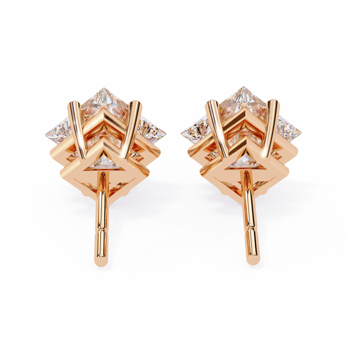 The Imperial Princess-Cut Lab-Grown Diamond Solitaire Yellow Gold