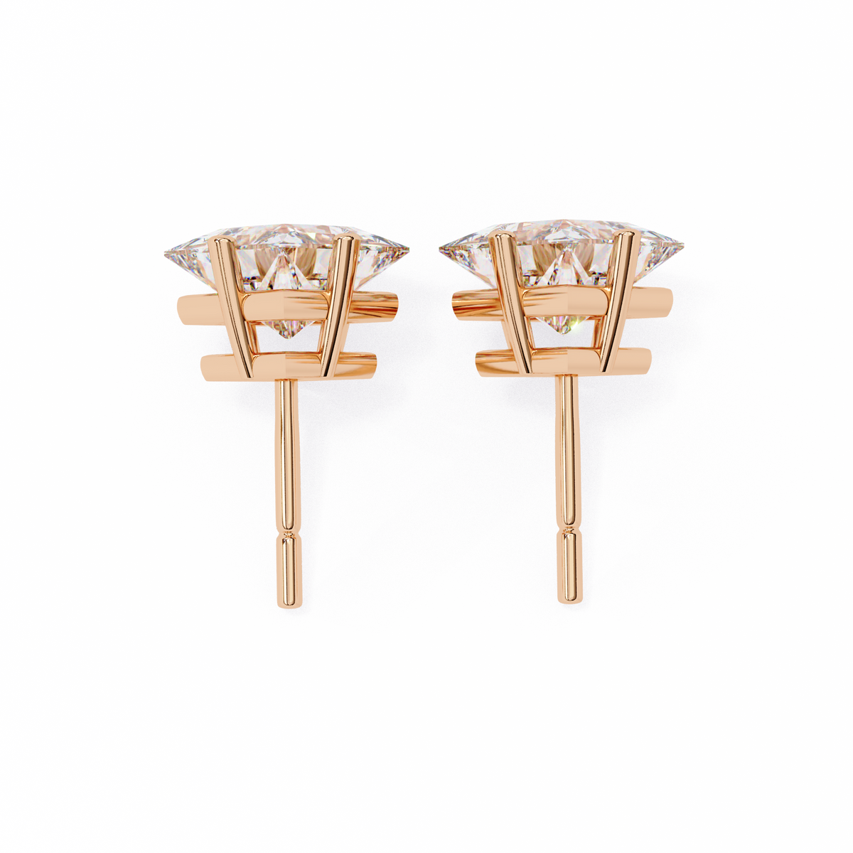 The Imperial Princess-Cut Lab-Grown Diamond Solitaire Yellow Gold