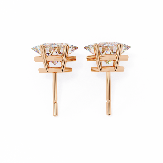 The Imperial Princess-Cut Lab-Grown Diamond Solitaire Rose Gold