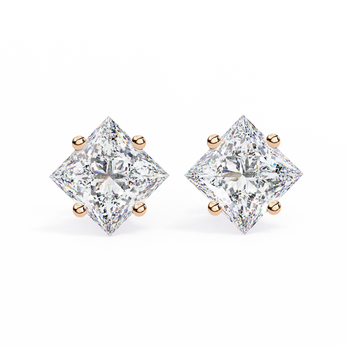 The Imperial Princess-Cut Lab-Grown Diamond Solitaire Yellow Gold