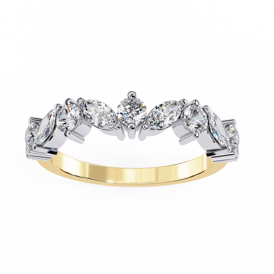 The Flora Marquise & Round Lab-Grown Diamond Rose Gold