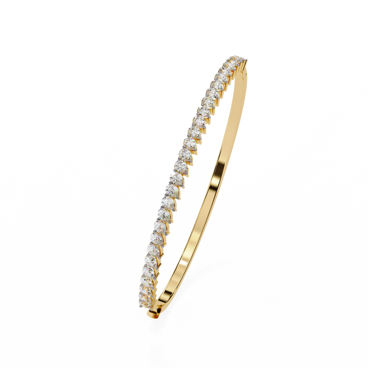 The Sovereign Lab-Grown Diamond Station Bracelet Yellow Gold
