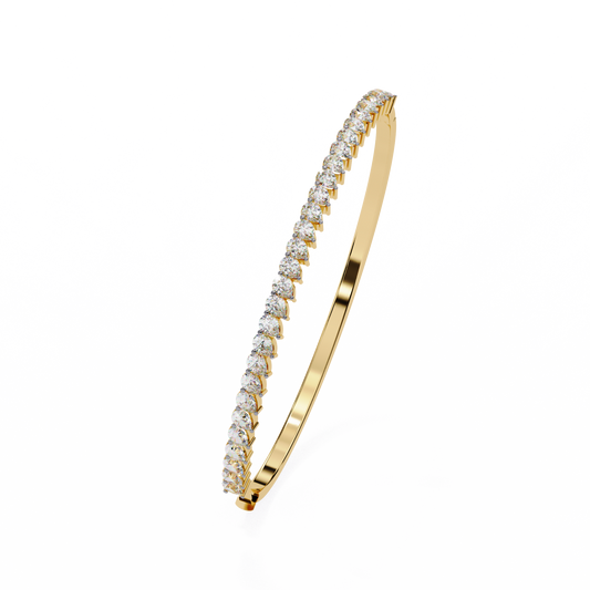 The Sovereign Lab-Grown Diamond Station Bracelet White Gold