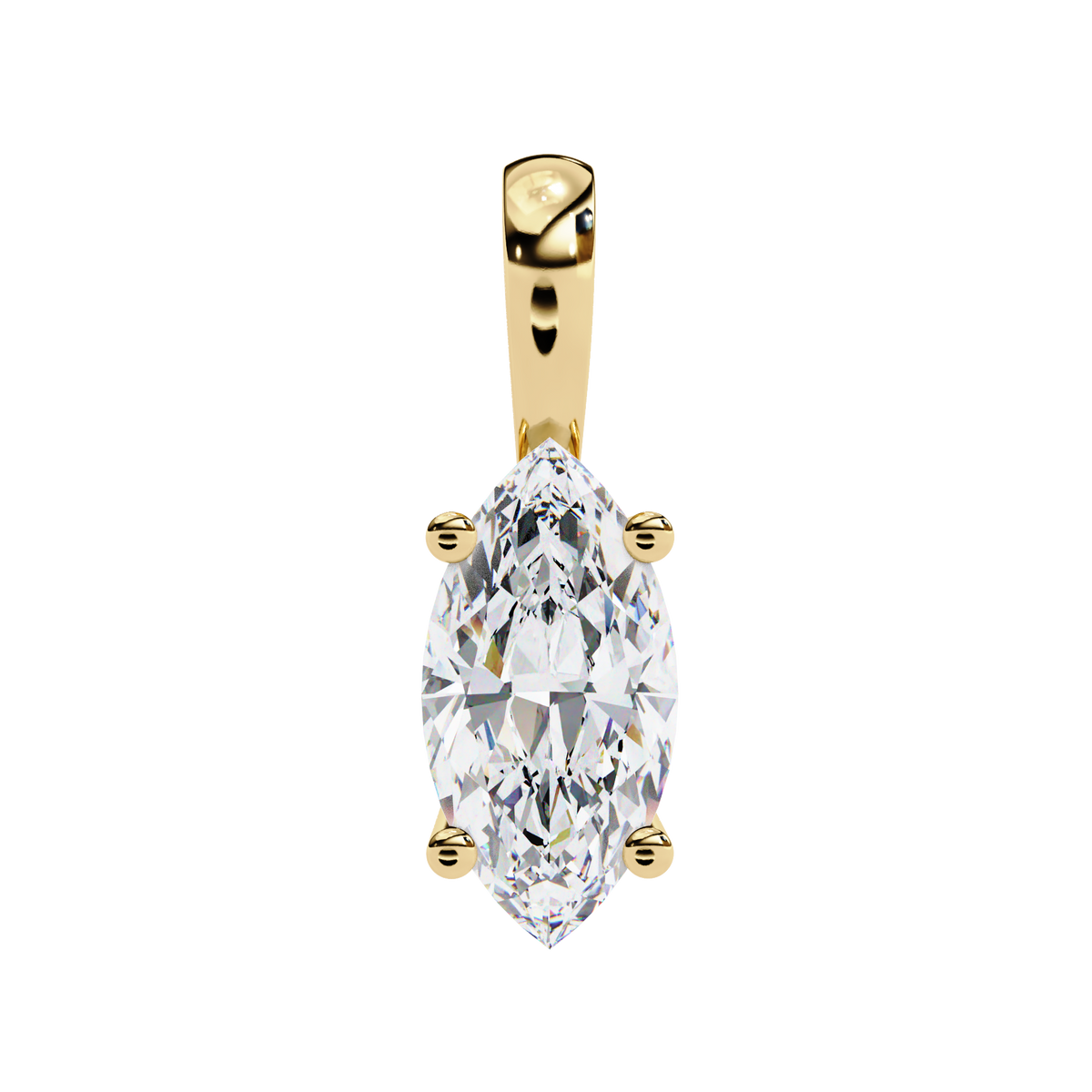 The Sovereign Marquise Lab-Grown Diamond Solitaire Rose Gold