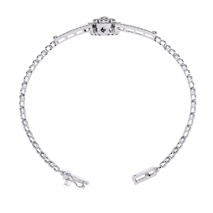 The Hollis Round Lab-Grown Diamond Bracelet Yellow Gold