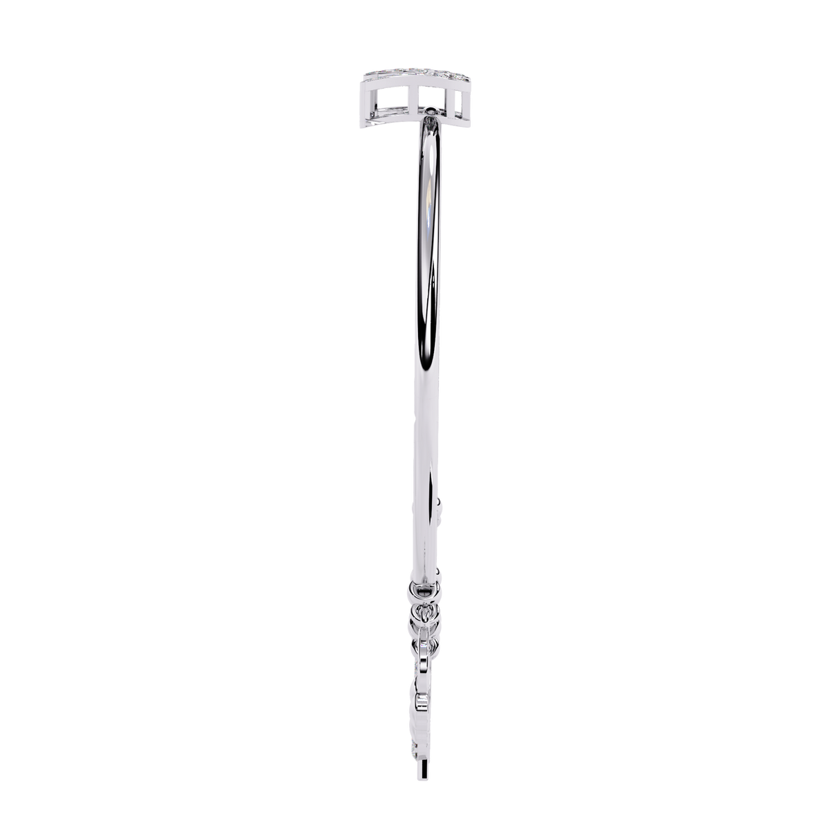 The Tamsin Round Lab-Grown Diamond Bracelet White Gold