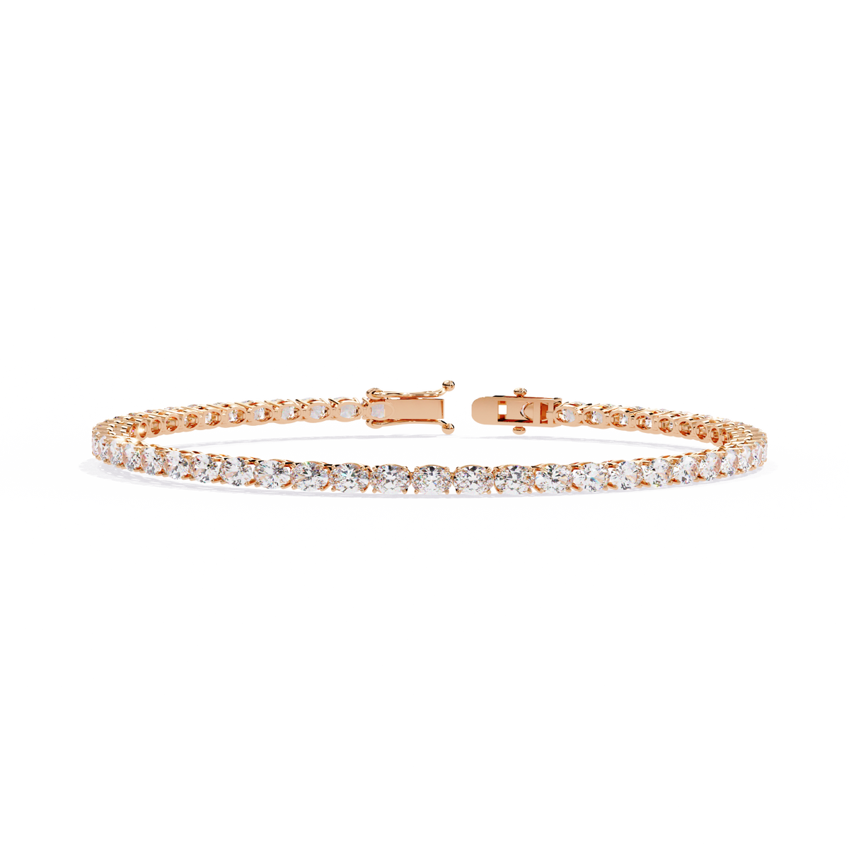 The Jasper Oval Lab-Grown Diamond Bracelet White Gold