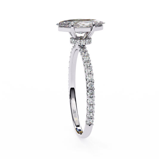 The Liana Lab-Grown Diamond Accent Everyday Studs White Gold