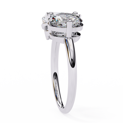The Vanguard "Toi et Moi" Lab-Grown Diamond Princess & Round White Gold