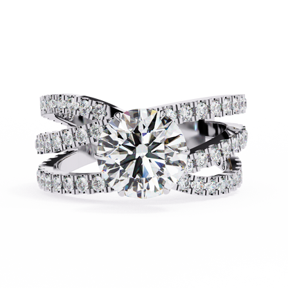 The Grand Solstice Heavyweight Lab-Grown Diamond Pav White Gold