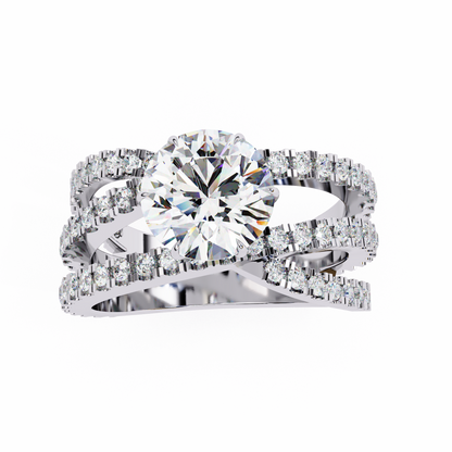 The Grand Solstice Heavyweight Lab-Grown Diamond Pav White Gold