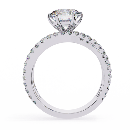 The Grand Solstice Heavyweight Lab-Grown Diamond Pav White Gold
