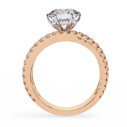 The Grand Solstice Heavyweight Lab-Grown Diamond Pav Rose Gold