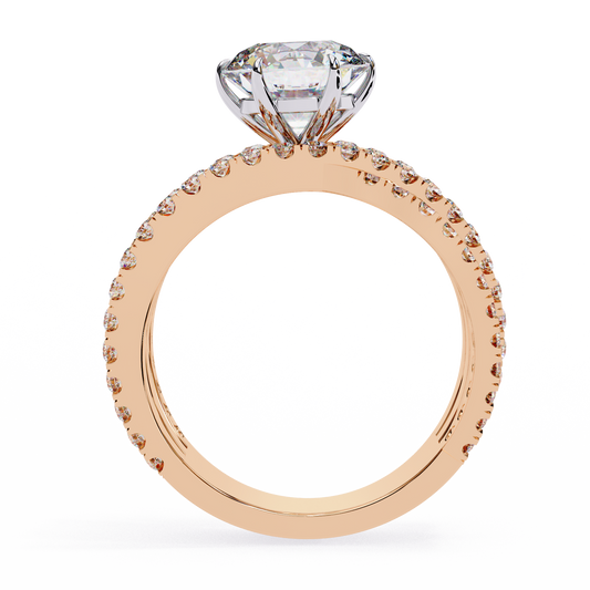 The Grand Solstice Heavyweight Lab-Grown Diamond Pav Rose Gold