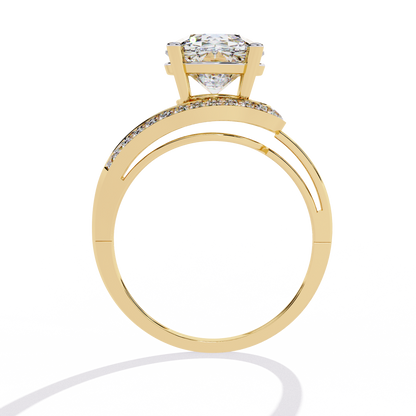 The Giselle Round Lab-Grown Diamond Ring White Gold