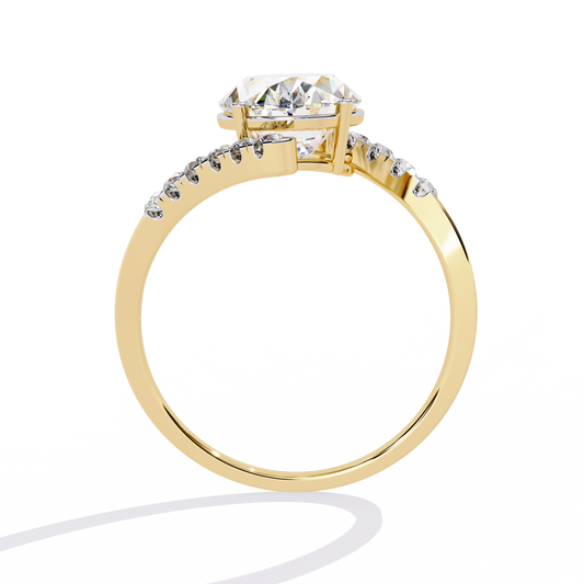 The Linnea Oval Lab-Grown Diamond Ring White Gold