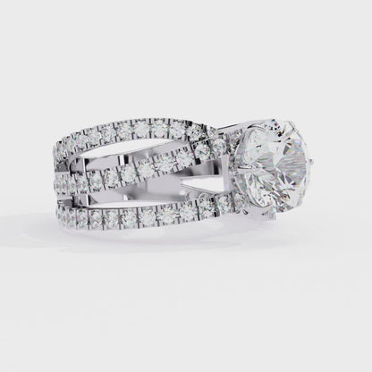 The Grand Solstice Heavyweight Lab-Grown Diamond Pav White Gold